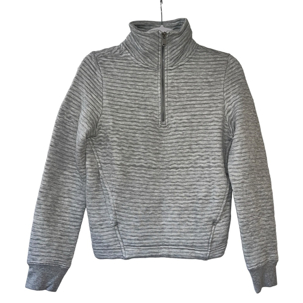 NWOT Gray Athleta Half Zip Pullover - Size XXS